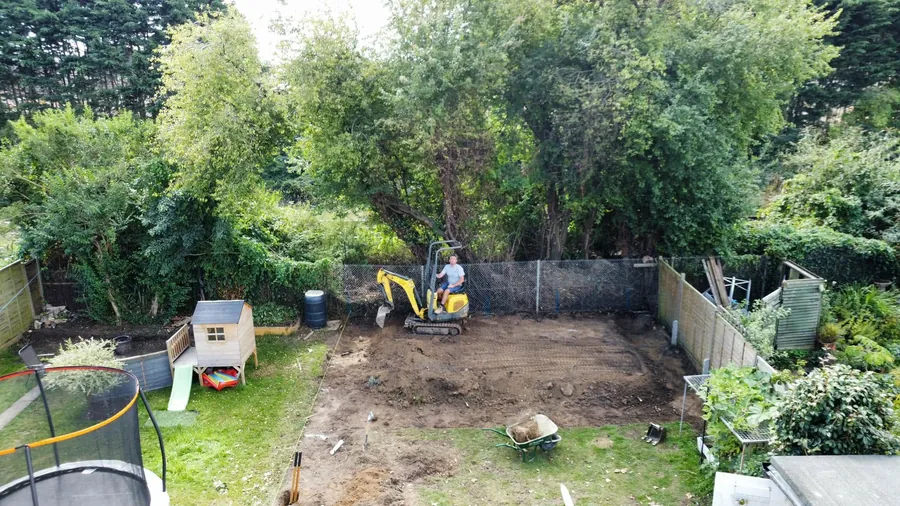 Groundworks, building and joinery: JJC project photo